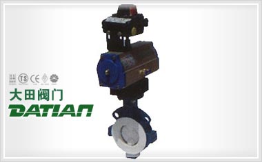 D671(半襯)、D671Fs(全襯)氣動對夾襯氟塑料蝶閥